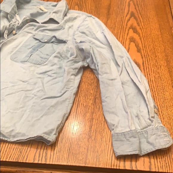 Cotton “denim” button down - Picture 2 of 5